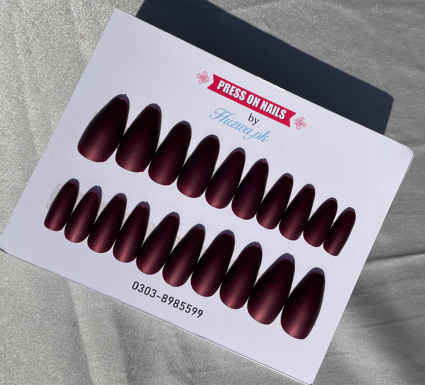 Almond Shape Press-On Nails in a Variety of Colors