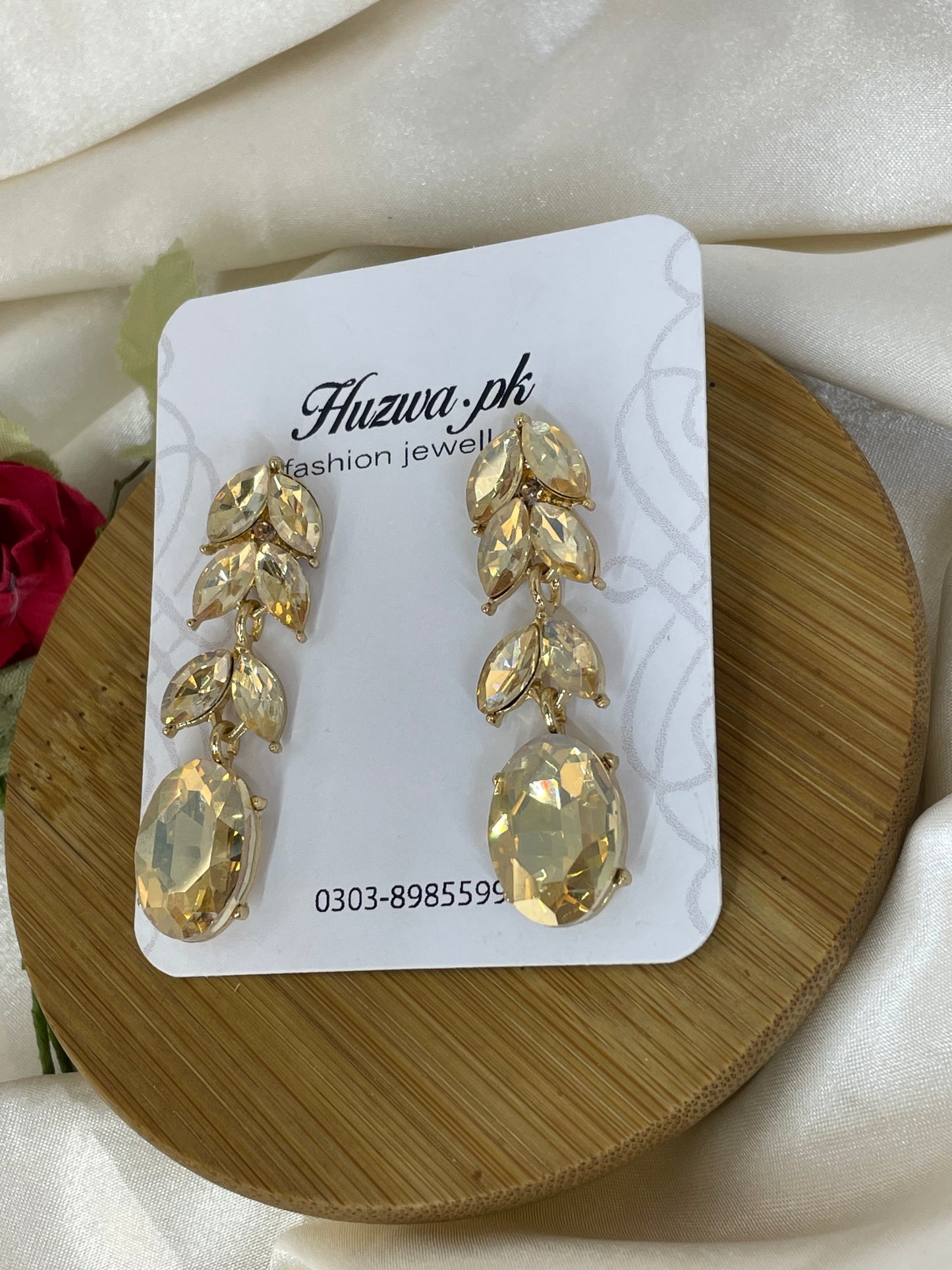 Crystal drop earrings