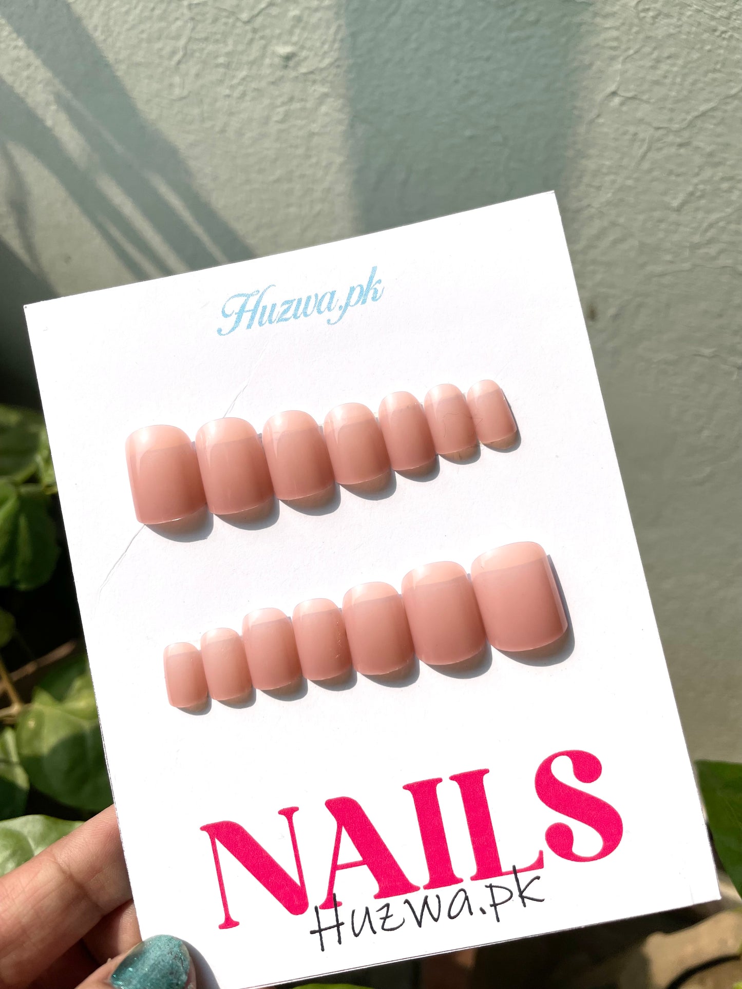 Square Press-On Nails(12 Color Available)
