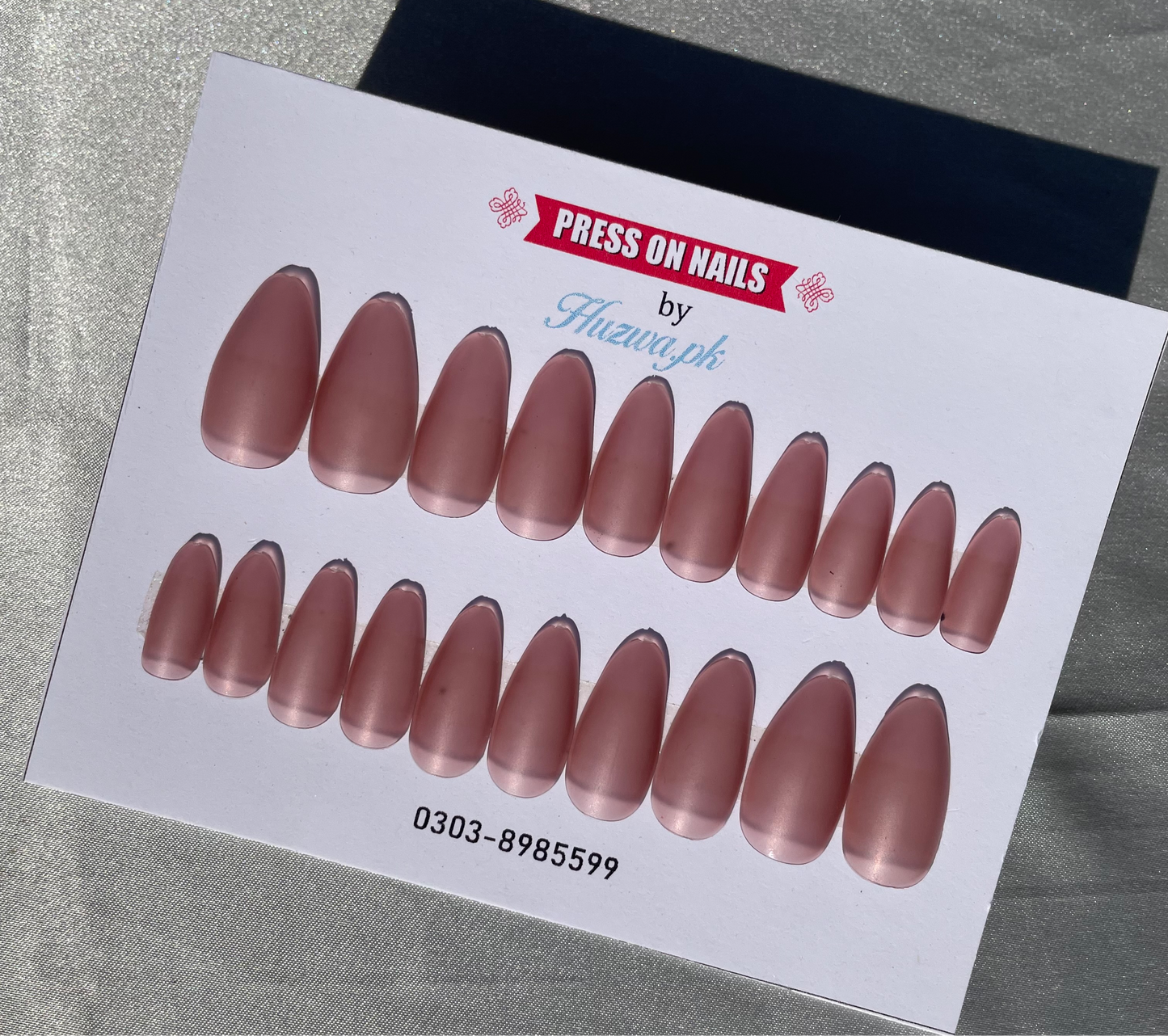 Almond Shape Press-On Nails in a Variety of Colors