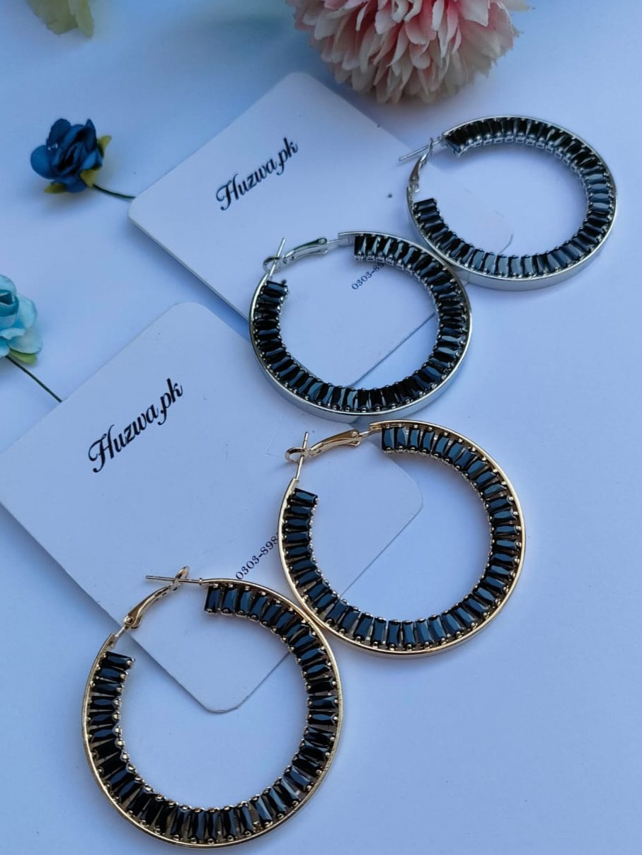 Elegant Circle Drop Earrings