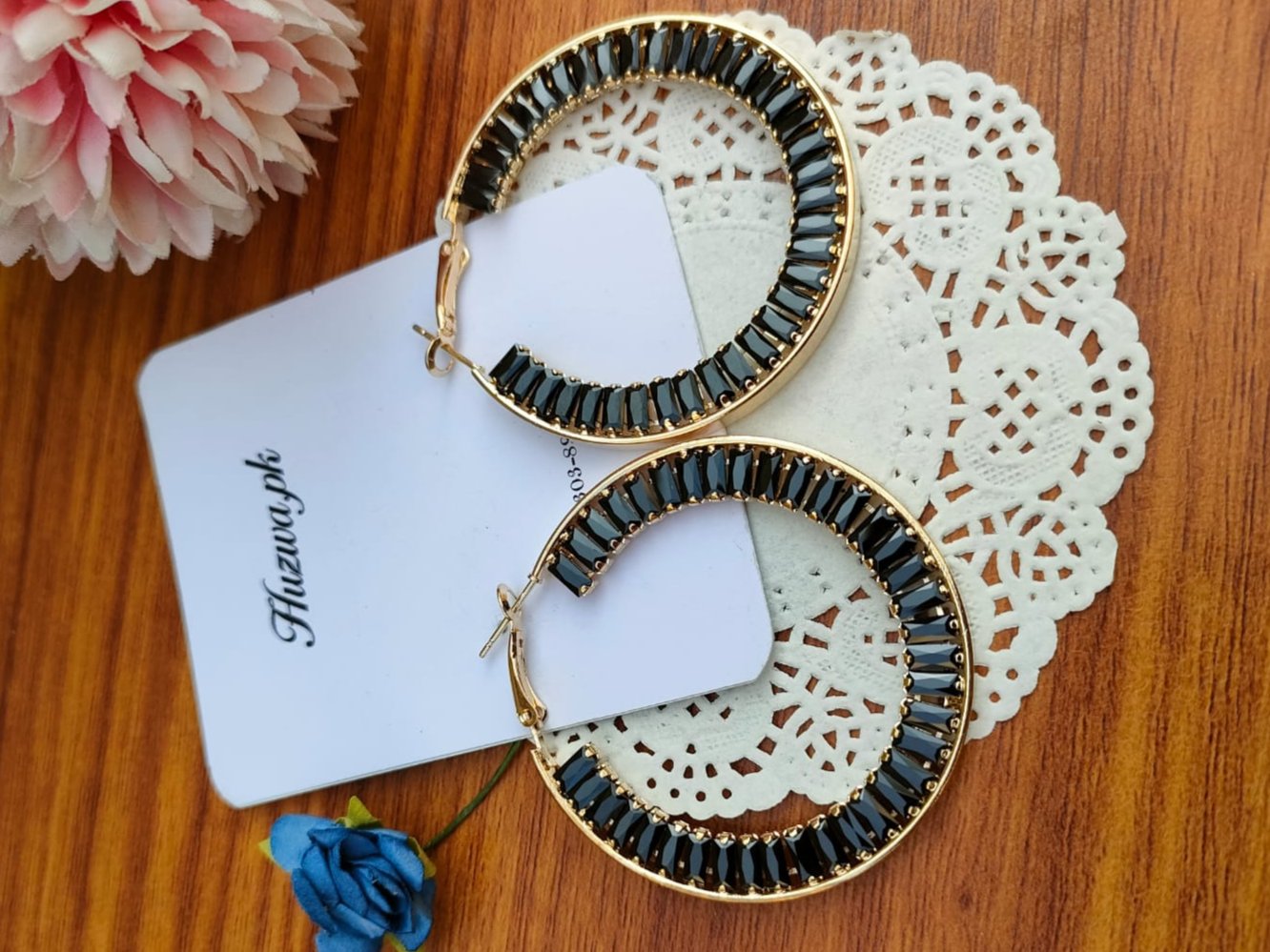 Elegant Circle Drop Earrings