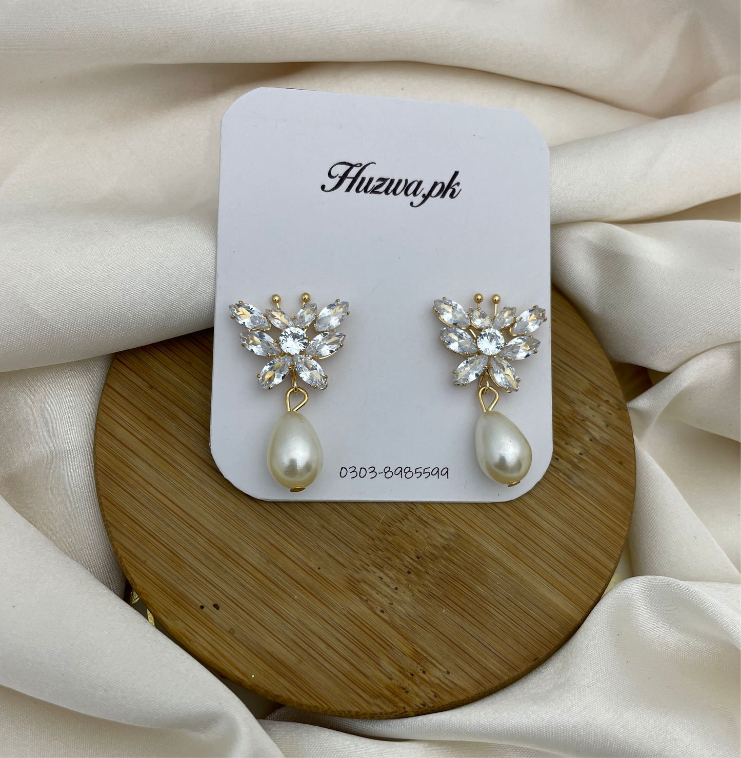 Pearl Butterfly Earrings
