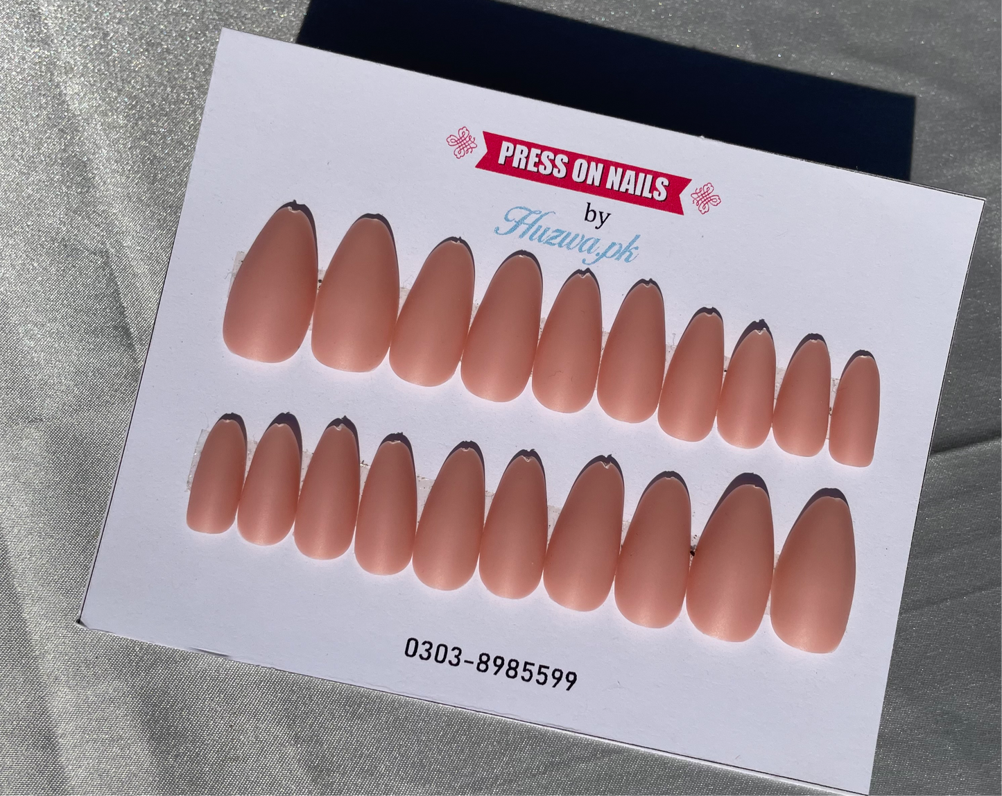 Almond Shape Press-On Nails in a Variety of Colors