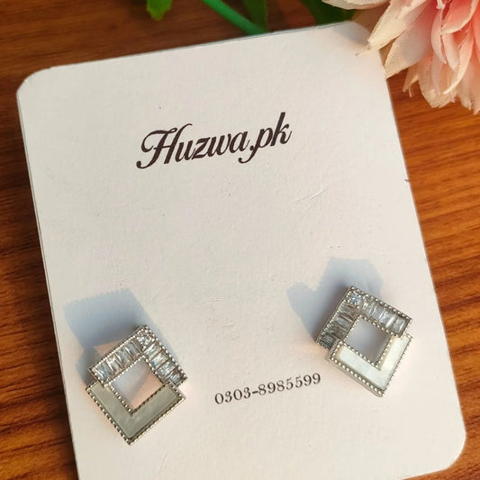 Stylish Square-Shaped Ear Studs