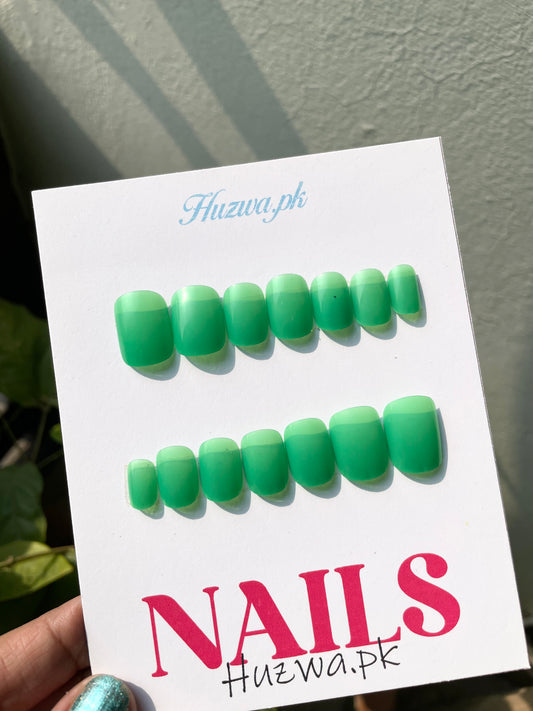 Square Press-On Nails(12 Color Available)