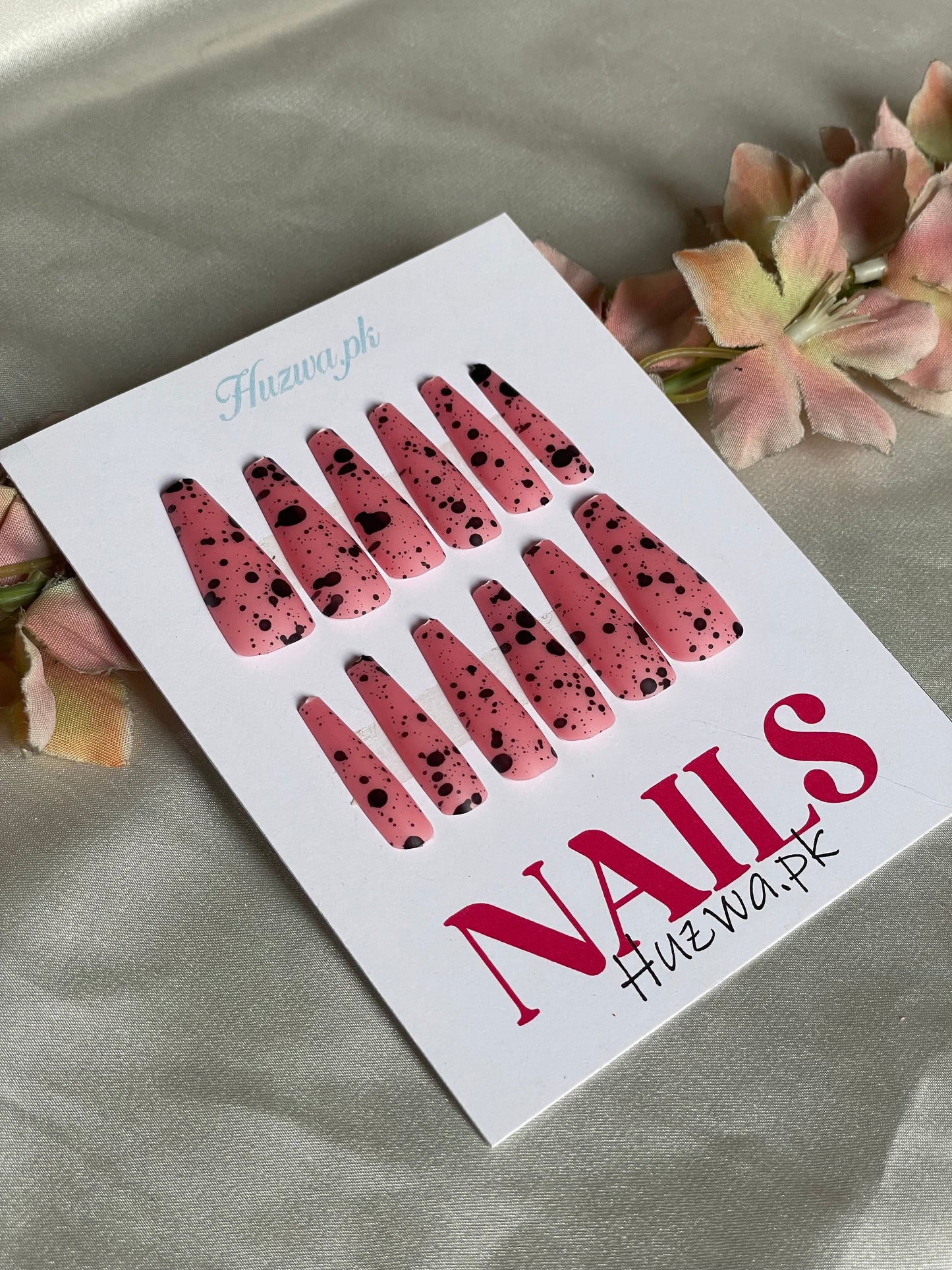 Midnight Splash – Matte Nail Set (12 Pcs) (12 Color Available)