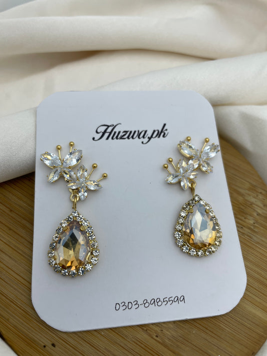 Elegant Butterfly Drop Earrings 2 Different Color