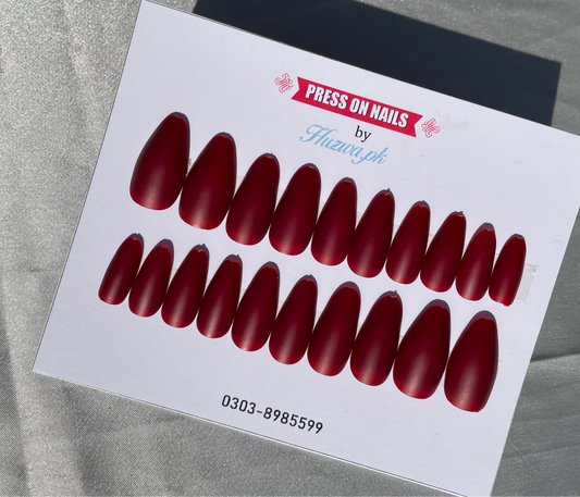 Almond Shape Press-On Nails in a Variety of Colors