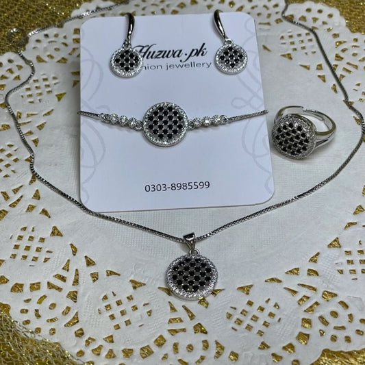 Sparkle Jewellery Set with Bracelet n Ring