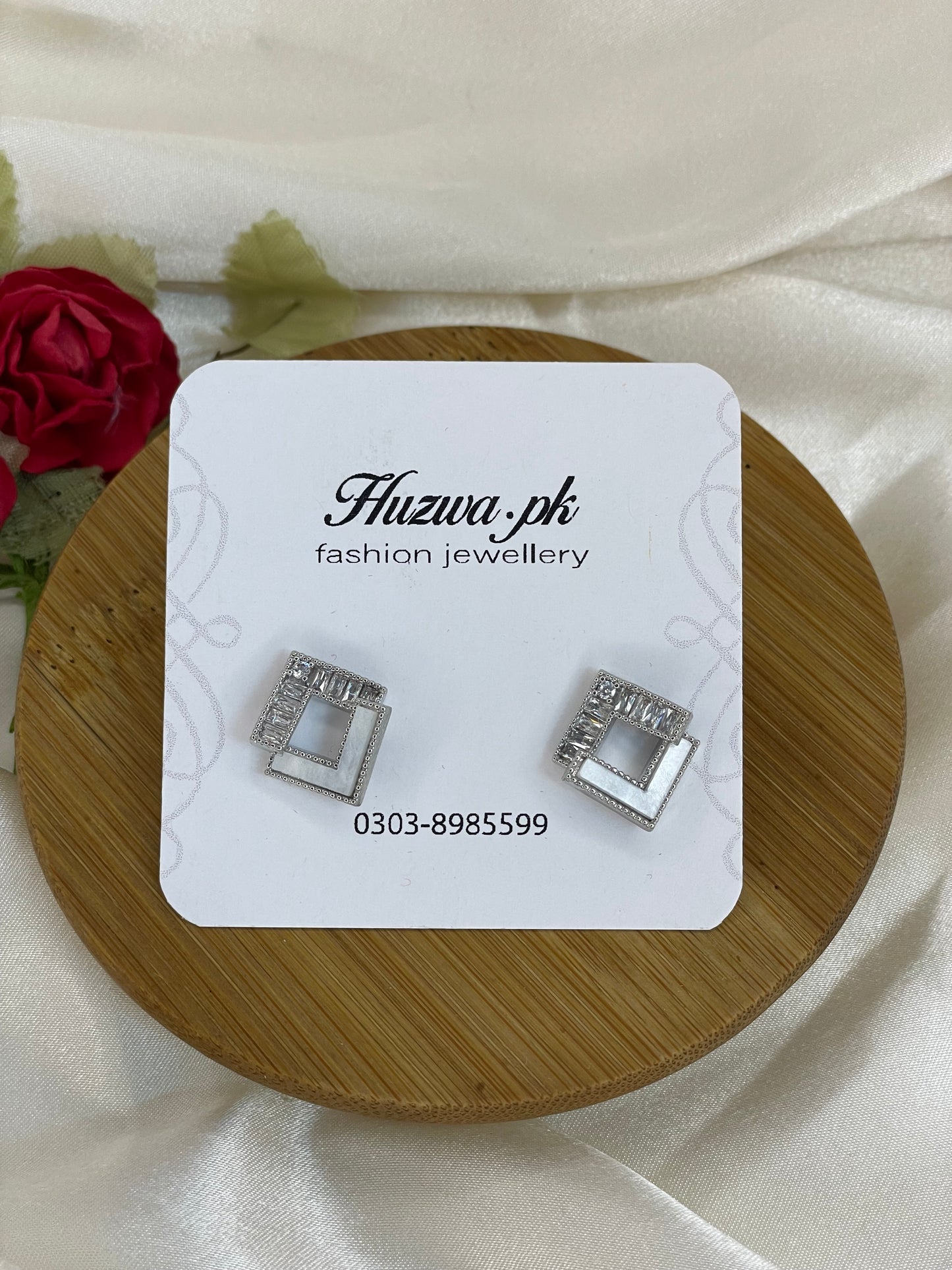 Stylish Square-Shaped Ear Studs