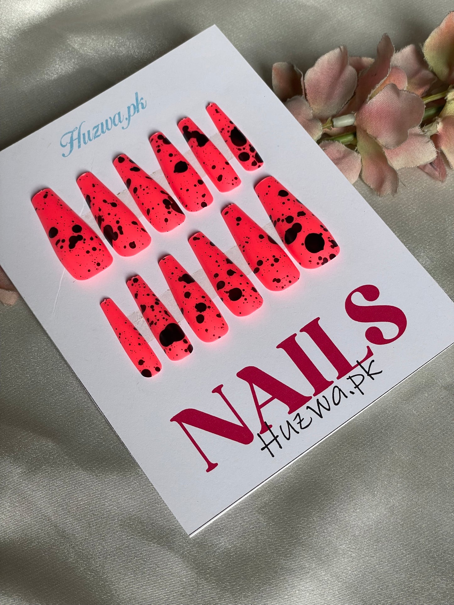 Midnight Splash – Matte Nail Set (12 Pcs) (12 Color Available)