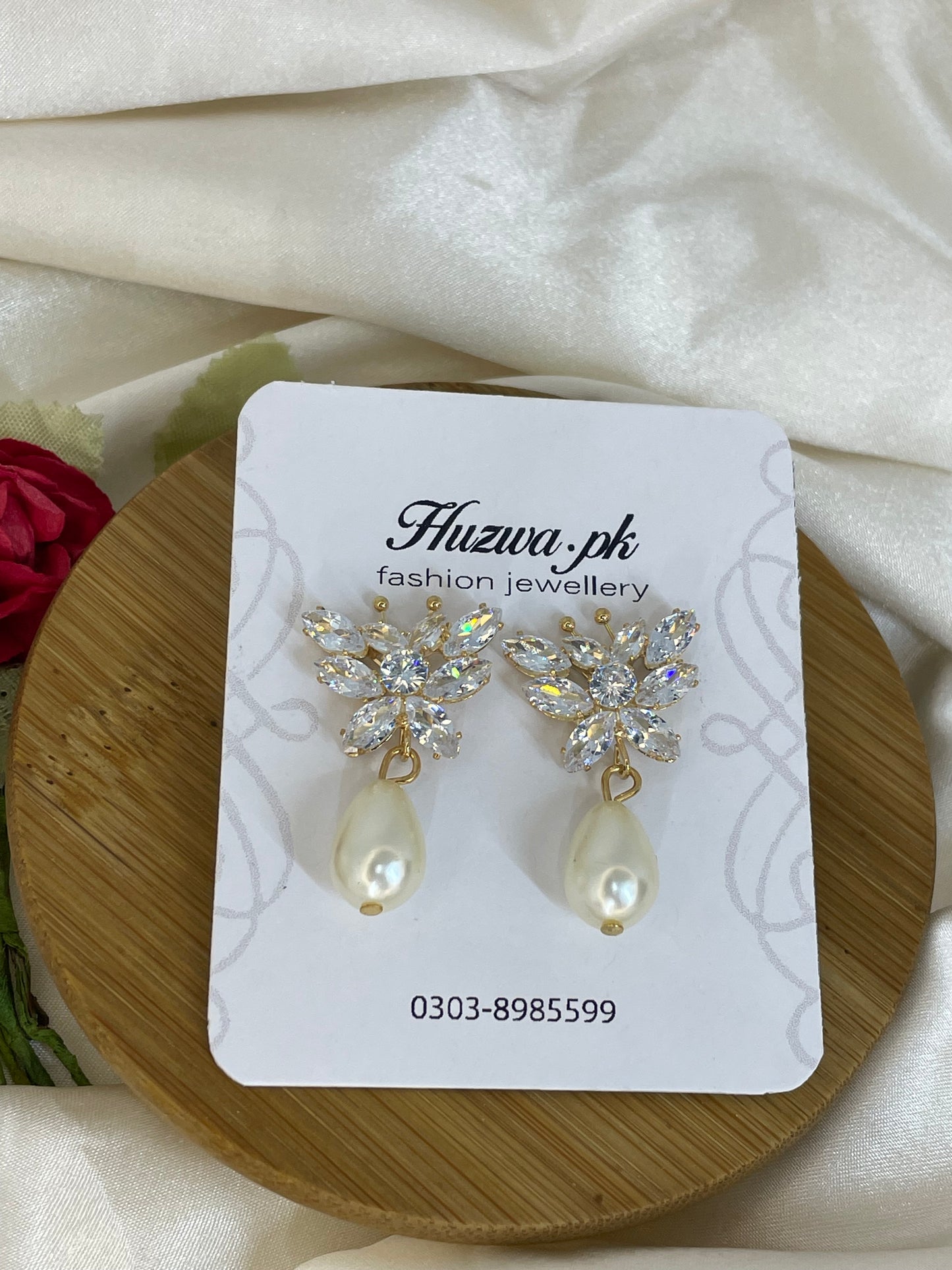 Pearl Butterfly Earrings