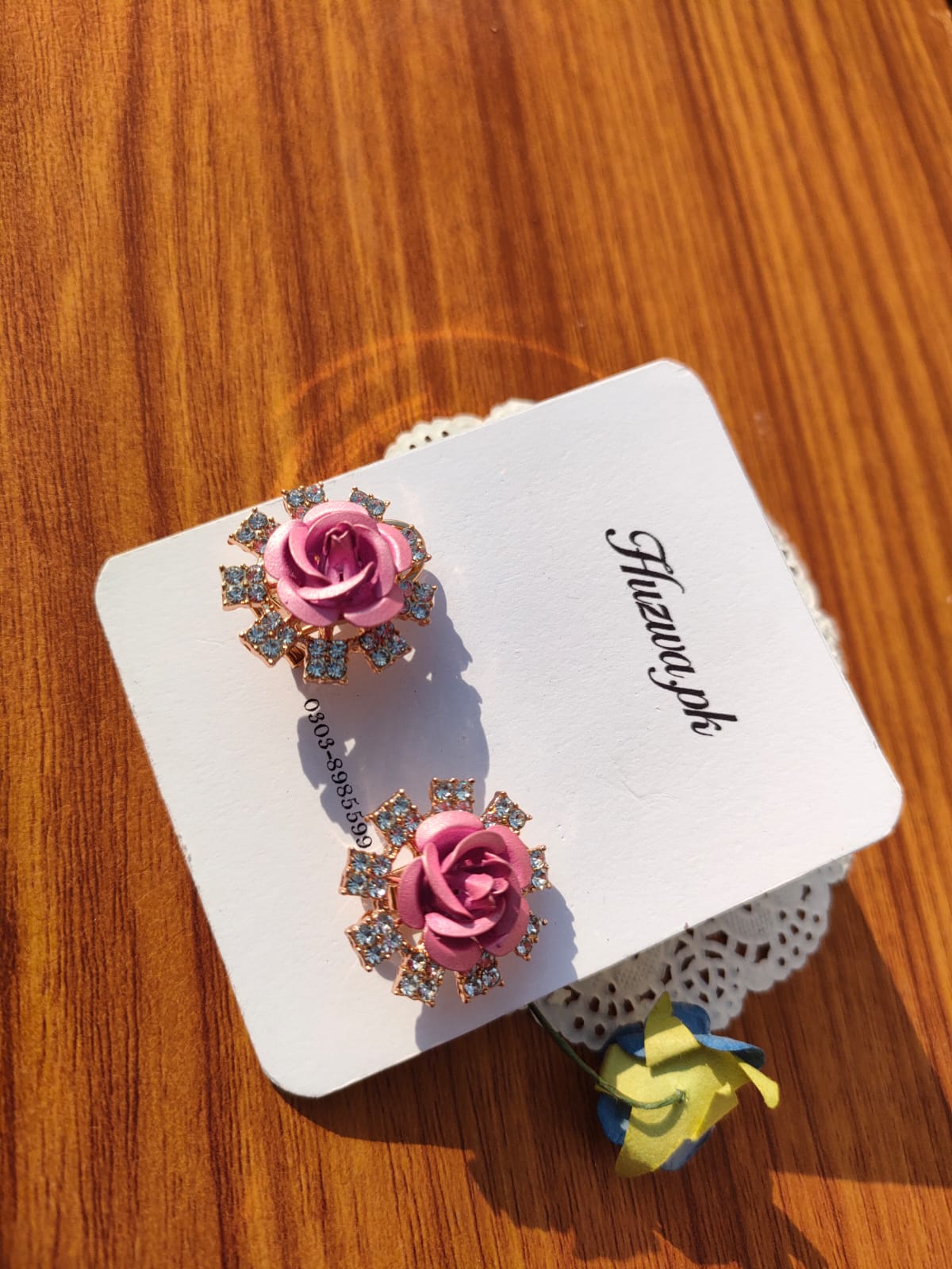 Colorful Floral Stud Earrings
