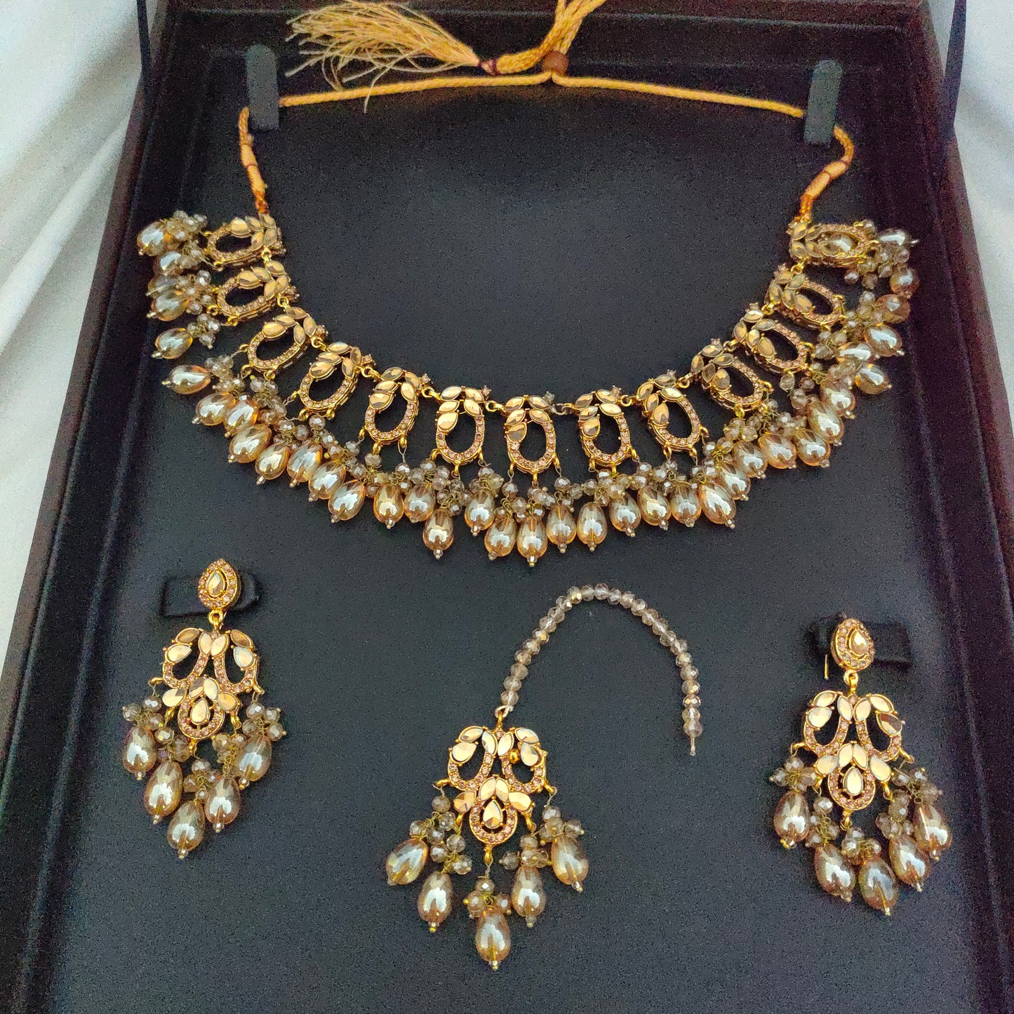 Chandelier Necklace Set