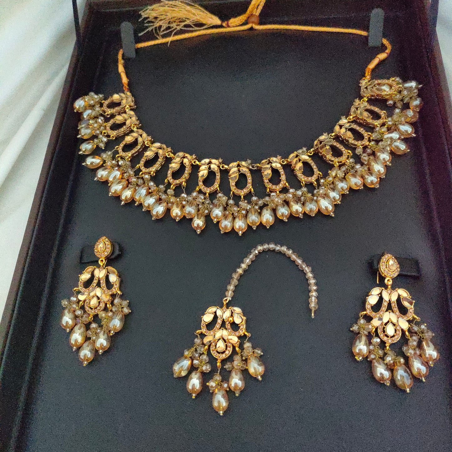 Chandelier Necklace Set